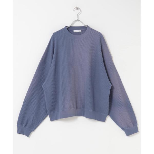 フェードワッフルバルーンスウェット