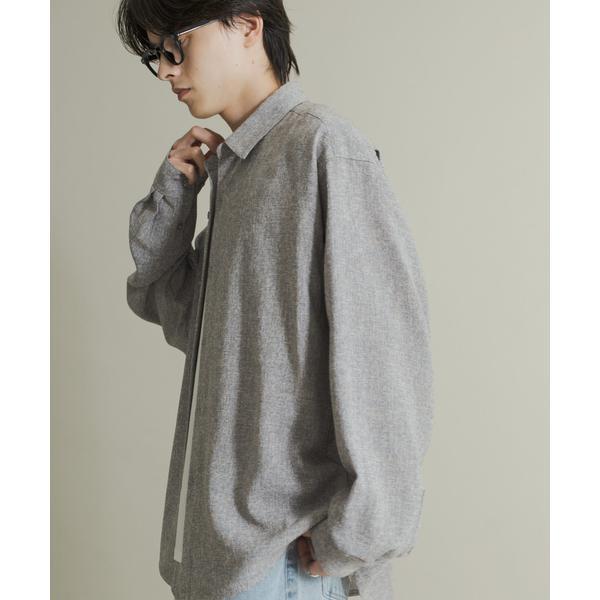 ライトツイードレギュラーカラーシャツ
