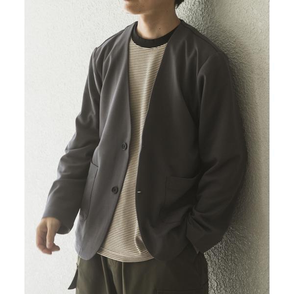 クレープジョーゼットノーラペルジャケット