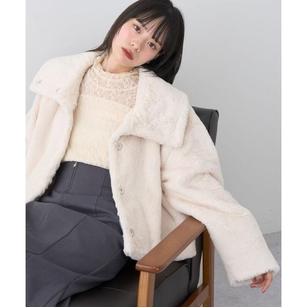 ファーショートブルゾン