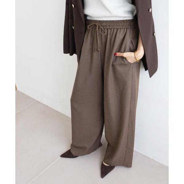《手洗い可能》ガンクラブチェックドロストパンツ