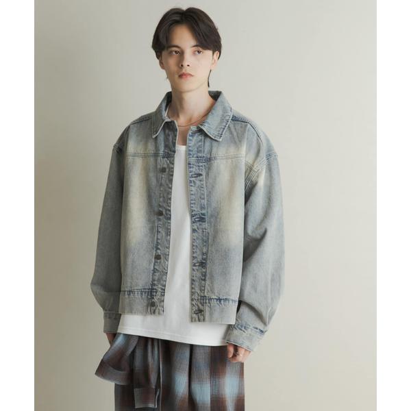 ツイストデニムブルゾン