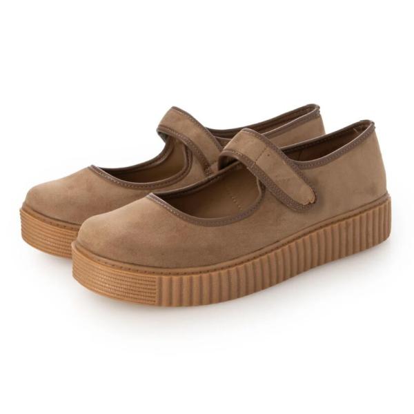 【25秋冬新作】「UNISEX」23〜27.0★リブソール　メリージェーンシューズ★6405