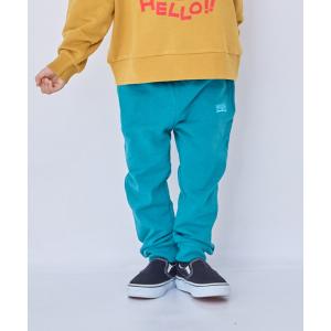 裏毛ワンポイントスウェットパンツの詳細画像1