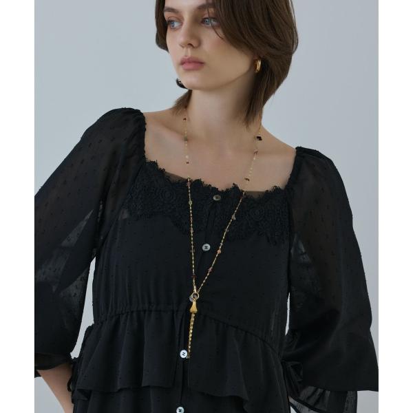 ストーンビーズネックレス