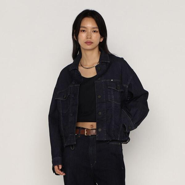 中空ストレッチデニム ジャケット
