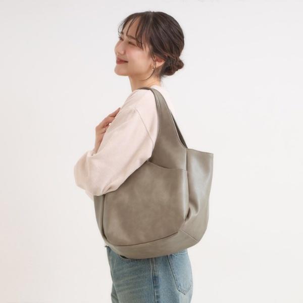 あおりポケットバルーントートバッグ