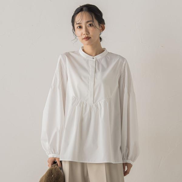 TCタイプライターブラウス≪洗濯機で洗える≫