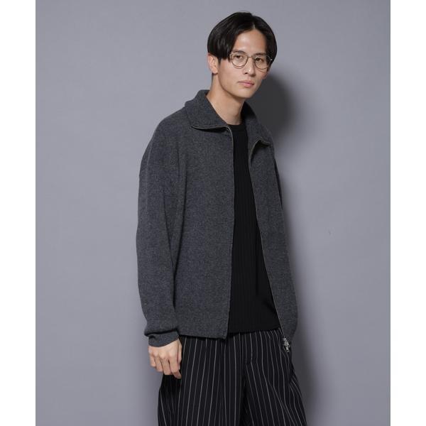 ウールカシミヤドライバーズニット