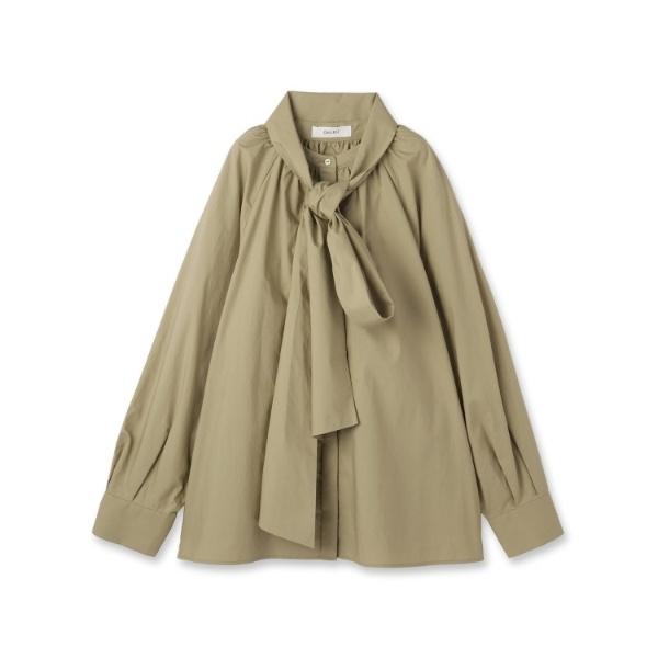 タイプライター2Wayボウタイブラウス