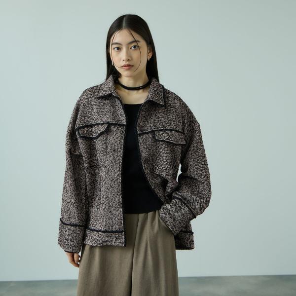 MIXツィードCPOジャケット