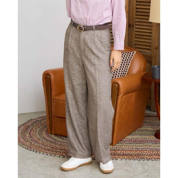 プレスタックストレートパンツ