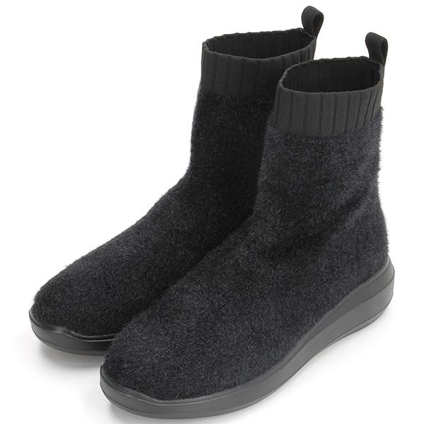 ストレッチニットショートブーツ