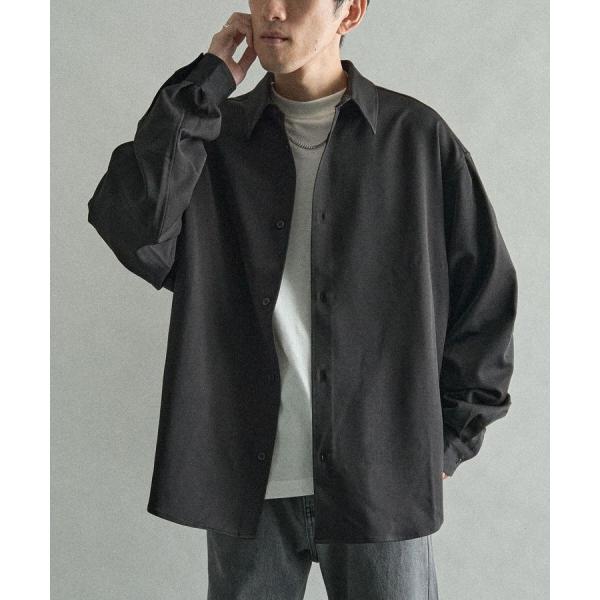 TRウールライクシャツ