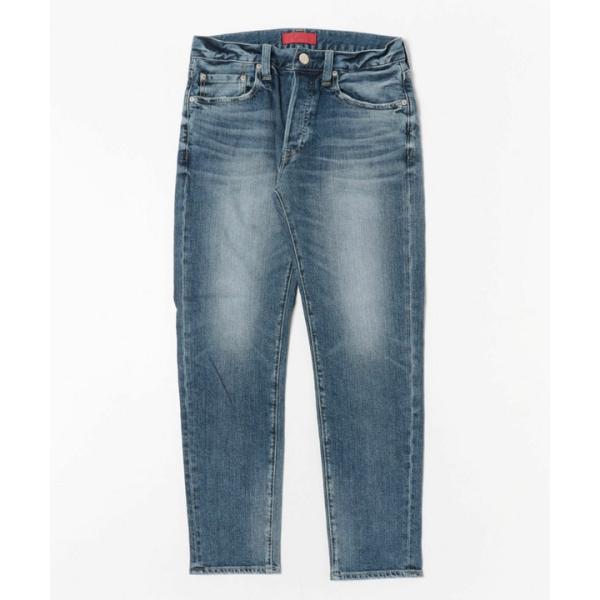 【RED CARD】Rhythm+ リズムプラス ストレッチ テーパード デニムパンツ