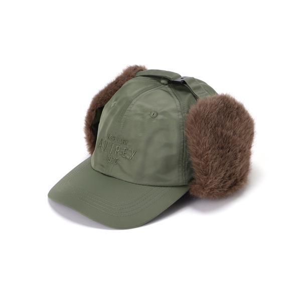 《直営店限定》NYLON×FUR FLIGHT CAP／ナイロン×ファー フライトキャップ