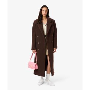 ダブルブレストバージンウールロングコート