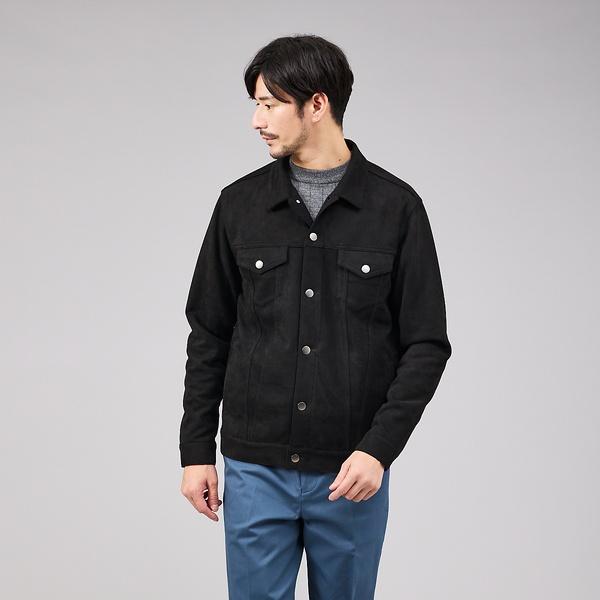 【スエードライク】トラッカー ジャケット