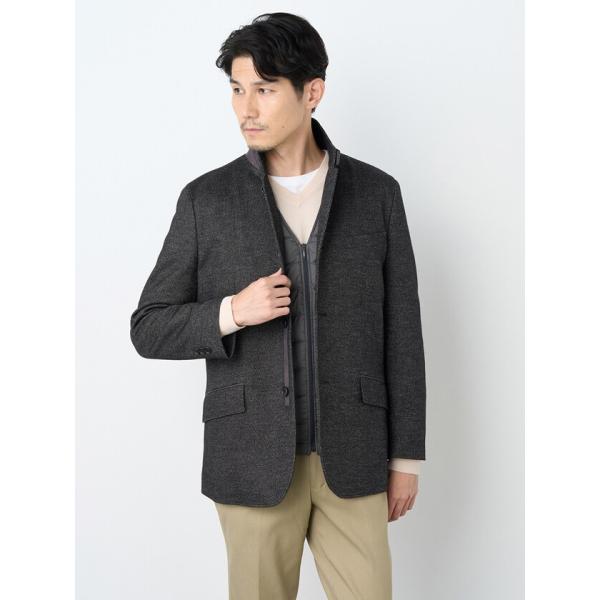 尾州生地ウールトップヘリンボンコンバチジャケット