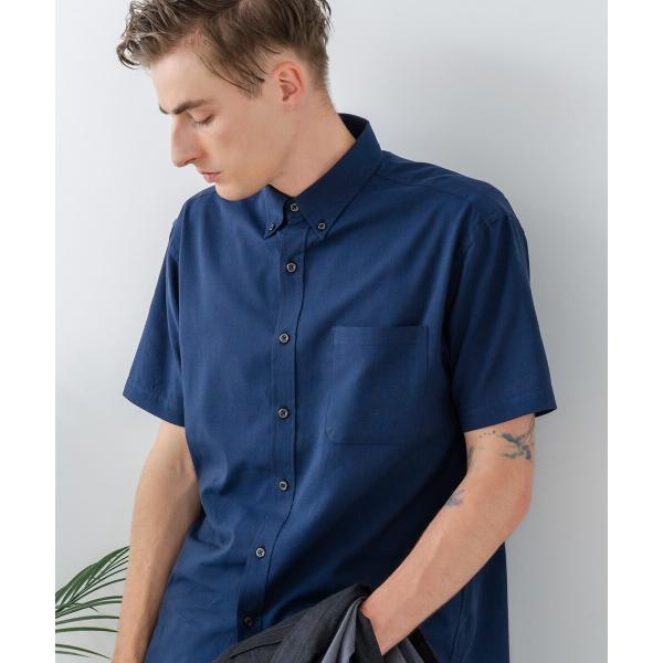 【BLUE STANDARD】COOLMAXフレンチリネンミックス シャツ