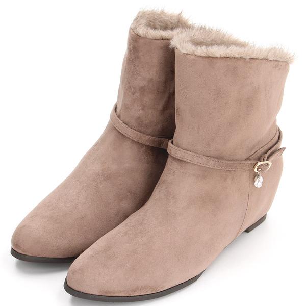 インヒールボアショートブーツ