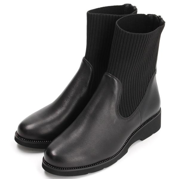 【大きいサイズ】スタイリッシュコンフォートソックスブーツ