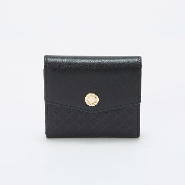 【TREASURE TOPKAPI】スムースレザー 幾何柄 二つ折り財布