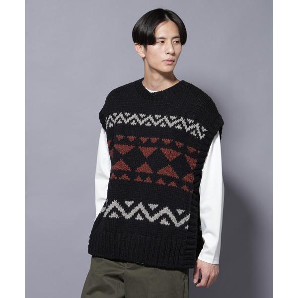 ペルー産ハンドニットベスト