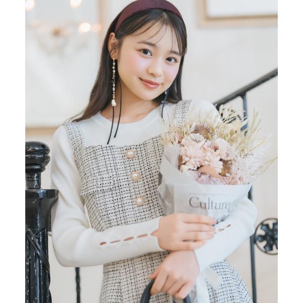 ツイードビスチェ