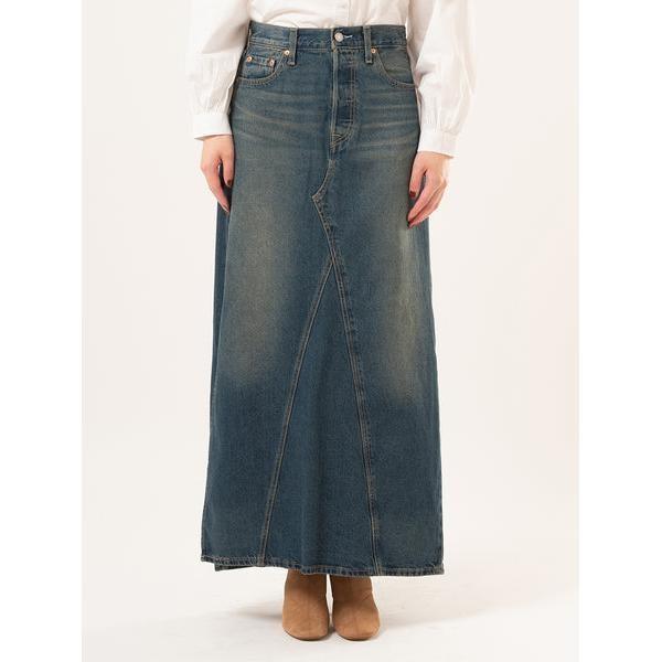 ICONIC ロングスカート ミディアムインディゴ