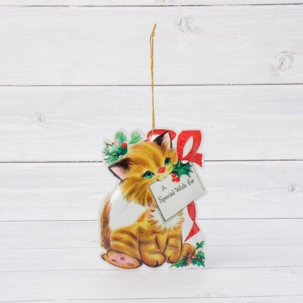 ◆【クリスマス】メタル ダイカットポストカード