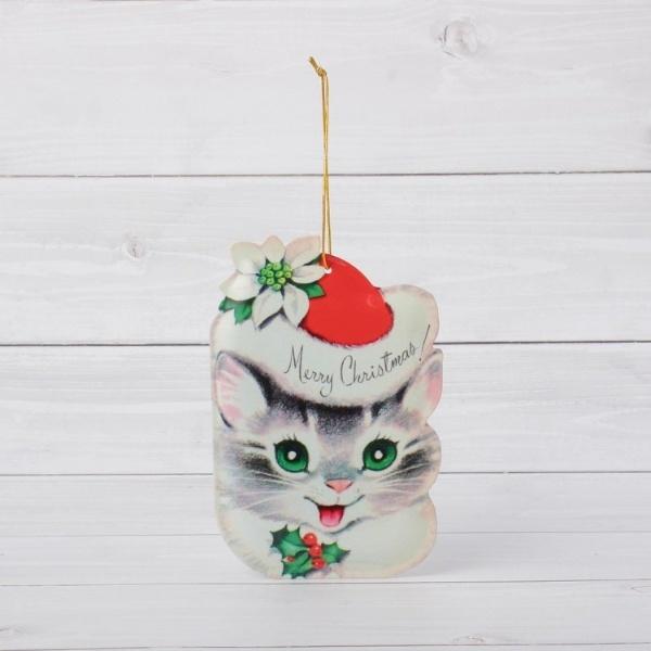 ◆【クリスマス】メタル ダイカットポストカード