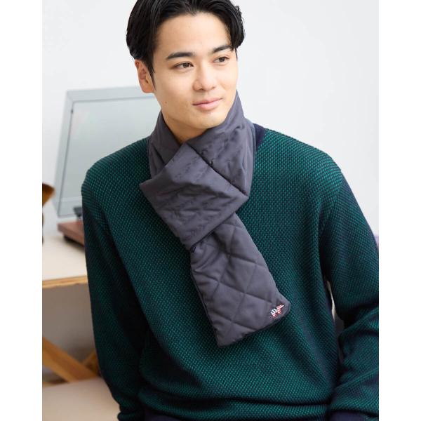 中綿キルトマフラー