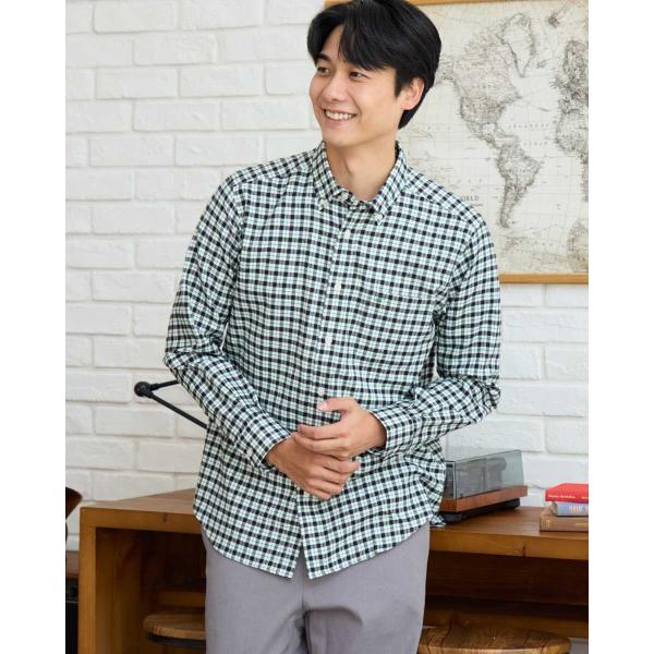 チェックBDシャツ