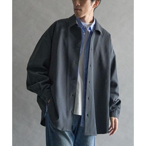 ダブルジョーゼットシャツブルゾン