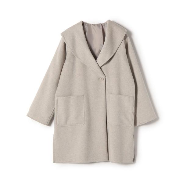SHIPS Colors:リバー ワイドカラー コート