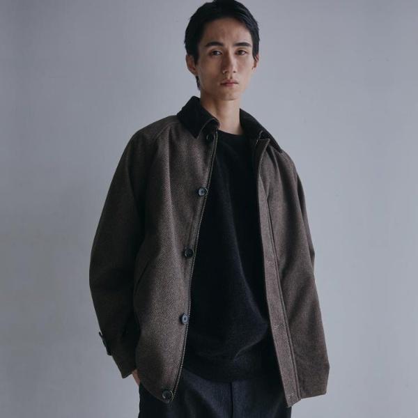 2通りの着こなしができる ウーリック デッキブルゾン