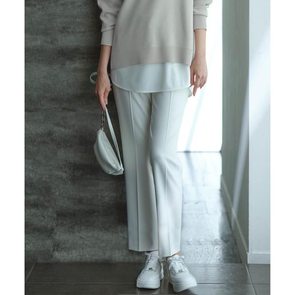 【洗える】 トリアセボディシェルピーチ スティックパンツ