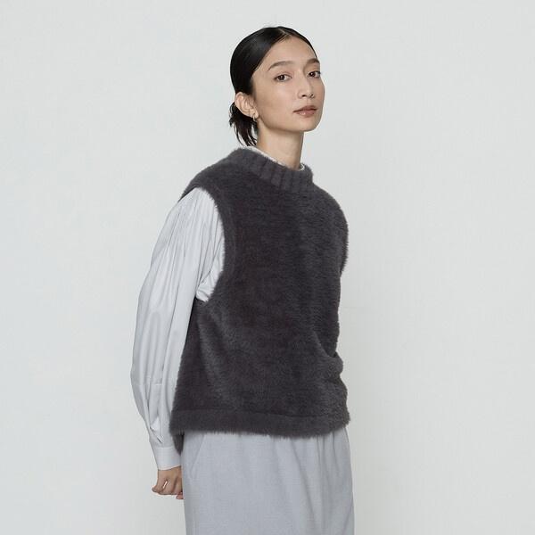 マイクロナイロンフェザーヤーン 2WAYベスト