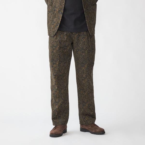 Southwick:〈セットアップ対応〉Gate Label プリント コーデュロイ スラックス