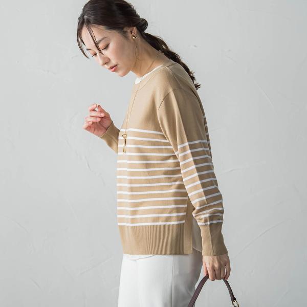 ANGELINAリブスリーブニット≪WEB限定11号/洗える≫