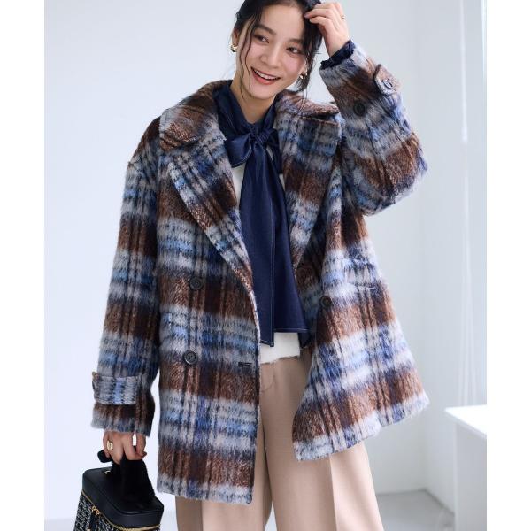 【WEB限定】シャギーミディ丈Pコート