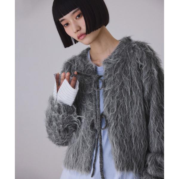 アルパカフラッフィーカーディガン