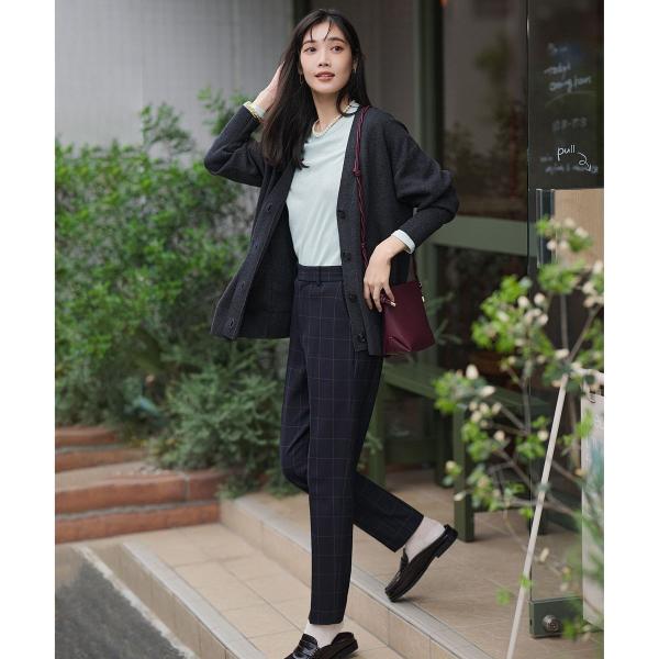 【ウエストゴム/14サイズ展開】beauty warm pants テーパード