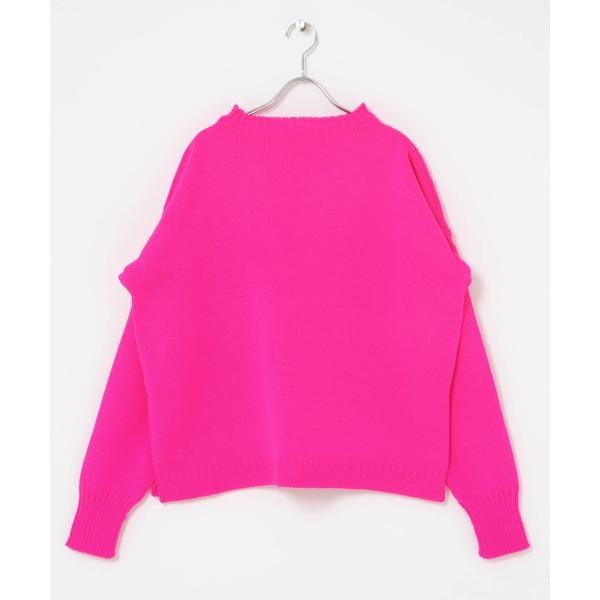 LE TRICOTEUR　CROPPED GUERNSEY SWEATER