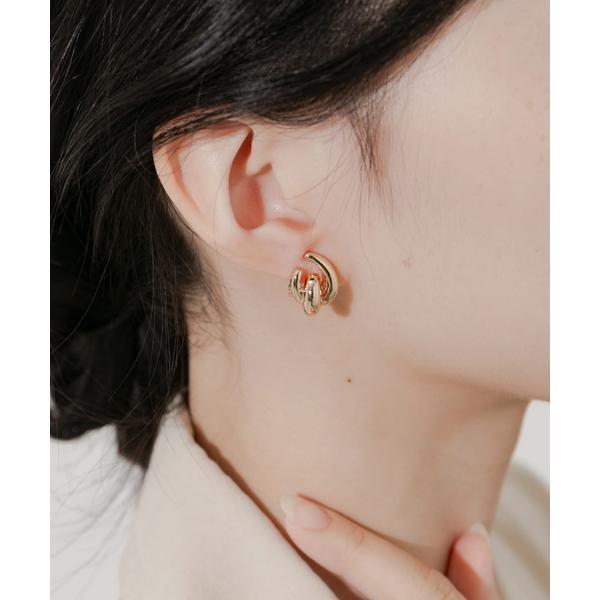 メタルデザインイヤリング