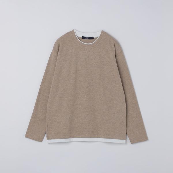 SHIPS Colors:サカリバ フェイクレイヤード ロンT