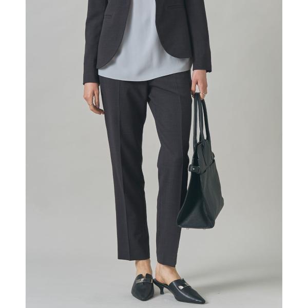 【UVカット・洗える】ウール2WAYストレッチ スティックパンツ
