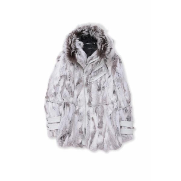 TORNADO MART∴ハーフラックスラビットファーブルゾン