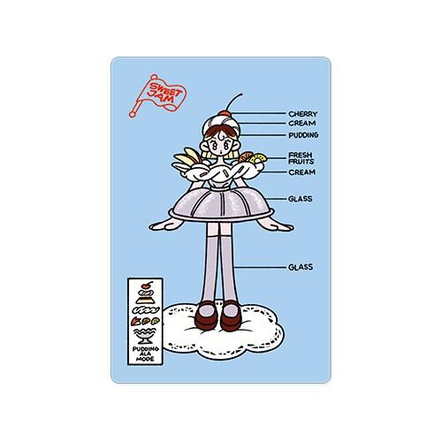 クリエイターズサーカス　ポストカード　プリンアラモード